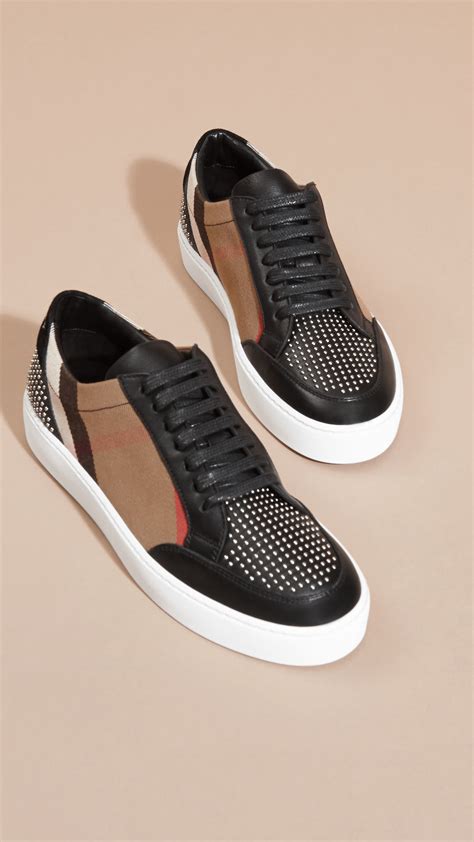 burberry studded sneakers|burberry sneakers men.